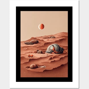 Airbnb on Mars Posters and Art